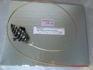 Natural Wild Turkey Wing Feather Toy