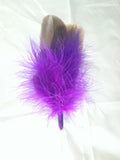 Purple Goose Feather Toy