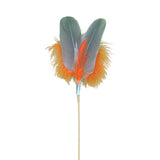 Orange Goose Feather Toy