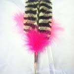 Wild Turkey Wing Feather Toy - Any Color!
