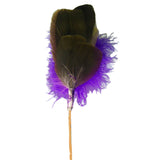 Purple Goose Feather Toy